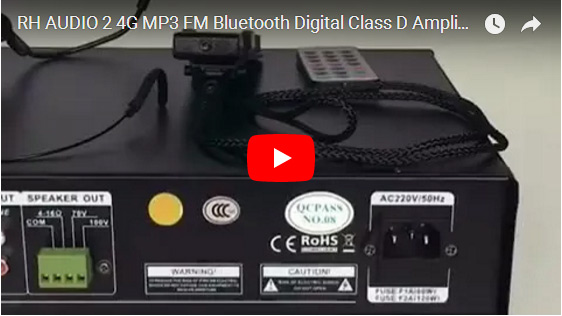 RH AUDIO 2 4G MP3 FM Bluetooth Digital Class D Verstärker